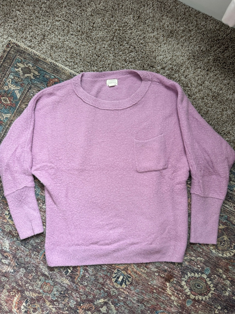 Nordstrom Soft Purple Crew Neck Sweater